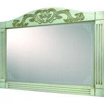 Зеркало для ванной Devit Sheffield 5010133WHPB 130 см белый,бронзовый