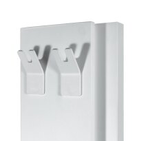 Полотенцесушитель Deweit Whole Wall 1268 Радиатор электрический Whole Wall, с держателем для полотенец и халатов, цвет белый мат белый - Фото 4