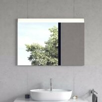 Зеркало для ванной Duravit Light LM7837000000000 Зеркало с подсветкой 1000x700x35 серебро - Фото 3