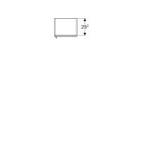 Пенал Geberit iCon 840000000 iCon Шкафчик высокий 360x1800x309 мм, крепление дверей слева/справа белый глянец, лак белый - Фото 5