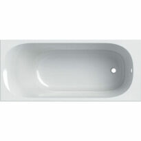 Акриловая ванна Geberit Soana 554.001.01.1 Soana Ванная прямоугольная 160x70см, тонкий край, слив и перелив в зоне ног, с ножками, цвет белый белый - Фото 1
