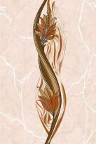 Плитка Golden Tile Александрия АЛЕКСАНДРИЯ БЕЖЕВЫЙ декор В11361 бежевый,коричневый - Фото 1