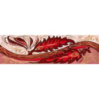 Плитка Golden Tile Александрия АЛЕКСАНДРИЯ Рожевий фриз В15411 рожевий