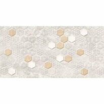 Плитка Golden Tile Zen Zen Hexagon бежевый ZN1061 300х600х9 бежевый,светло-серый - Фото 1