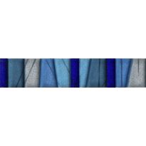 Плитка Imola Prisma L.TRAPEZI DL фриз -Z голубой,синий