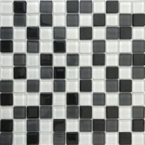Мозаика Керамика Полесье SILVER BLACK MIX серый,черный