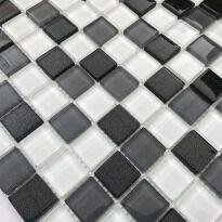 Мозаика Керамика Полесье SILVER BLACK MIX серый,черный - Фото 2