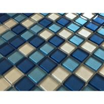 Мозаика Керамика Полесье GLANCE BLUE MIX голубой,серый,синий - Фото 2