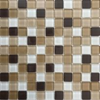 Мозаїка Керамика Полесье SILVER BEIGE MIX мозаїка бежевий,коричневий - Фото 1