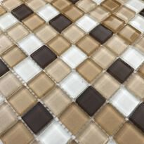 Мозаїка Керамика Полесье SILVER BEIGE MIX мозаїка бежевий,коричневий - Фото 2