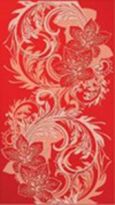 Плитка Lasselsberger-Rako Azur 1609-0003 красные цветы панно красный