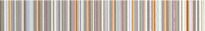 Плитка Lasselsberger-Rako Easy WLANA067 EASY STRIPE фриз сиреневый,белый,бежевый,зеленый,оранжевый
