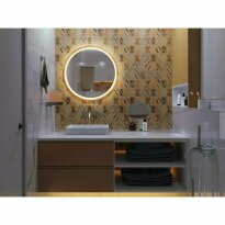 Дзеркало для ванної Luxury Wood Perfection Slim Perfection Slim Дзеркало з підсвіткою LED дуб натуральний 850мм (аурна,фронтальна,сенсорна) коричневий,дуб - Фото 4