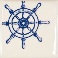 Плитка Marca Corona Coralli 9419 COR.B.MARINA S/4 декор4 синий,бежево-белый - Фото 1