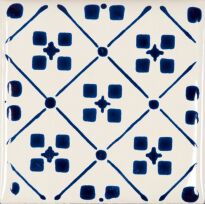 Плитка Marca Corona Coralli 9423 COR.BIANCO 1741 S/4 декор4 белый,синий - Фото 3