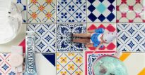 Плитка Marca Corona Coralli 9423 COR.BIANCO 1741 S/4 декор4 белый,синий - Фото 5