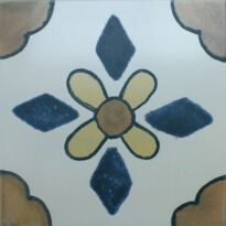 Плитка Monopole Ceramica Antique PAVIMENTO ANTIQUE белый,бежевый,голубой,коричневый,желтый,синий - Фото 5