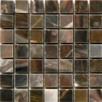 Мозаика Mozaico de Lux Stone C-MOS C-MOS LUISE (LOUISE) RED POL коричневый,серый,красный