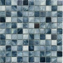 Мозаика Mozaico de Lux PMH1203-018A-4 297х297х4 голубой,синий,темно-синий