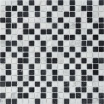 Мозаїка Mozaico de Lux C-MOS C-MOS BIANCO CARRARA+NERO MARQUINA POL білий,чорний
