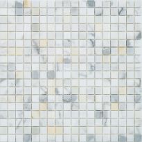 Мозаїка Mozaico de Lux C-MOS C-MOS CALACATTA GOLD POL білий,сірий
