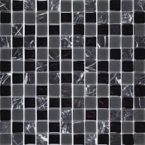 Мозаїка Mozaico de Lux CL-MOS CL-MOS AM12 сірий,чорний