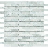 Мозаика Mozaico de Lux K-MOS K-MOS CBFS042 298х305х8 белый,серо-белый