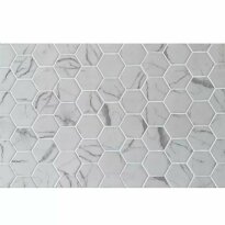 Мозаїка Mozaico de Lux M-MOS (M)DPG032TM-086A-6 317х325х6 сірий,сіро-білий,світло-сірий