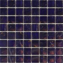 Мозаика Mozaico de Lux R-MOS R-MOS 20GN36 INK синий,с авантюрином
