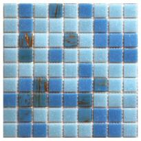 Мозаїка Mozaico de Lux R-MOS R-MOS MC875 BLUE MIX блакитний