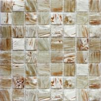 Мозаїка Mozaico de Lux R-MOS R-MOS 20GY10 WHITE GOLD білий,з авантюрином