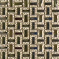 Мозаїка Mozaico de Lux S-MOS S- MOS GHT50(L) (1.5x4.8) METAL+BEIGE GLASS бежевий
