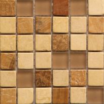 Мозаїка Mozaico de Lux S-MOS S-MOS S823-11 ANTIQUE BEIGE бежевий,коричневий