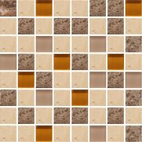 Мозаїка Mozaico de Lux S-MOS S-MOS S823-6 ANTIQUE MIX бежевий,коричневий