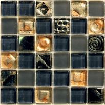Мозаїка Mozaico de Lux S-MOS S-MOS HS0422 (23x23) сірий,синій