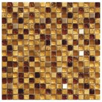 Мозаїка Mozaico de Lux S-MOS S-MOS HS0374 (15x15) бежевий,темно-коричневий,світло-коричневий