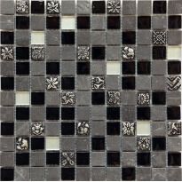 Мозаїка Mozaico de Lux S-MOS S-MOS HS0659 сірий,чорний