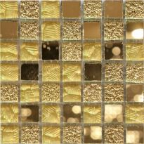 Мозаїка Mozaico de Lux S-MOS S-MOS HT130 золото
