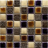 Мозаїка Mozaico de Lux S-MOS S-MOS BHT31 фіолетовий,золото