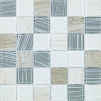 Мозаїка Mozaico de Lux S-MOS S-MOS BMM0061-017A-4 300х300х4 бежевий,блакитний,мікс,світло-сірий,бежево-коричневий