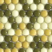 Мозаика Mozaico de Lux SMT-MOS SMT-Mos MIX Y106+Y103+Y107 DIAM белый,зеленый