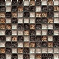 Мозаїка Mozaico de Lux T-MOS T-Mos G01+G02+G42 бежевий,коричневий,сірий