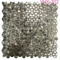 Мозаика Mozaico de Lux V-MOS V-MOS VHX-312 304х304х2 серебро