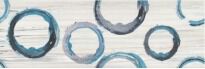 Плитка Opoczno Artistic Way ARTISTIC WAY WHITE INSERTO RINGS декор білий,блакитний,сірий,чорний