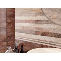 Плитка Opoczno Elegant Stripes ELEGA INSERTO PATCHWORK коричневый - Фото 3
