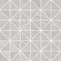 Керамогранит Opoczno Grey blanket GREY BLANKET TRIANGLE MOSAIC MICRO серый - Фото 1