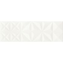 Плитка Opoczno White Magic WHITE GLOSSY SQUARES STRUCTURE білий - Фото 1