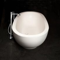 Ванна Dolce 1800x900, біла, silk stone, з сифоном
