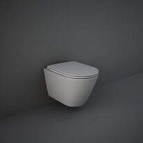 Унитаз RAK Ceramics Feeling Унитаз подвесной, Matt Grey RST23503A FEELING серый - Фото 1