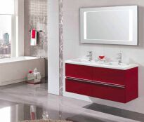 Мебель для ванной комнаты ROYO 18405 JAZZ Тумба RED 120 - Фото 3